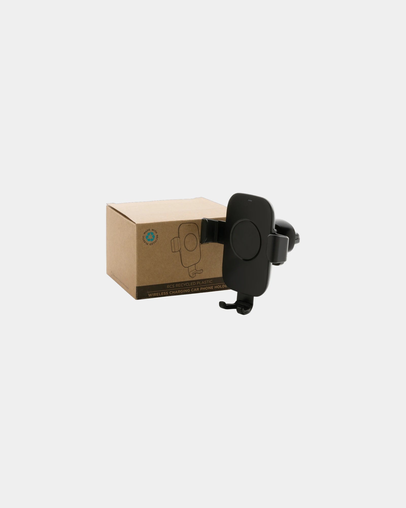 Support voiture chargeur sans fil recyclé RCS à personnaliser - 1